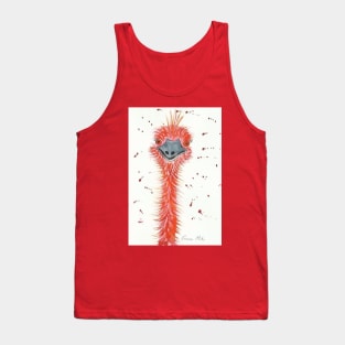 Funny Pink Emu Tank Top